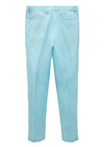 The COLOR CUT Powder Blue Linen Suit Pants