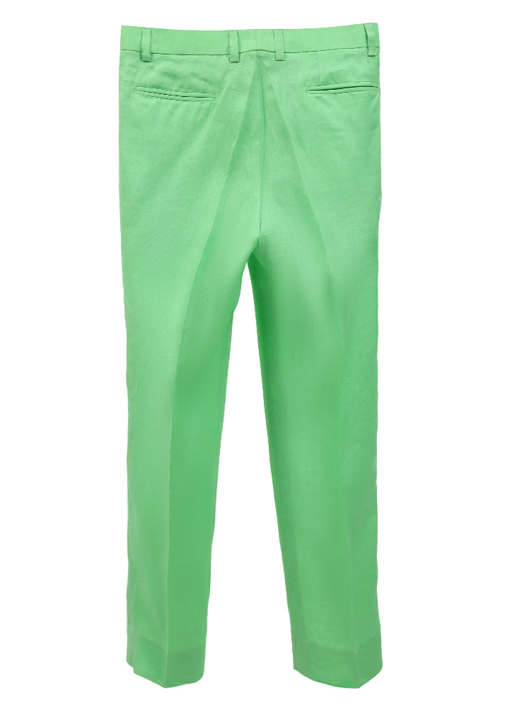 The COLOR CUT Lime Green Linen Suit Pants – Figure
