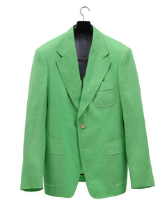 The COLOR CUT Lime Green Linen Suit Jacket