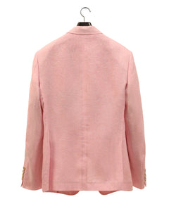 The COLOR CUT Powder Pink Linen Suit Jacket
