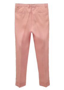 The COLOR CUT Powder Pink Linen Suit Pants