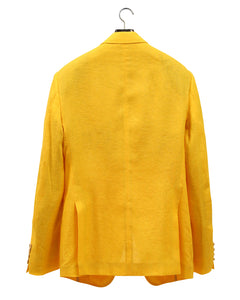 The COLOR CUT Yellow Linen Suit Jacket