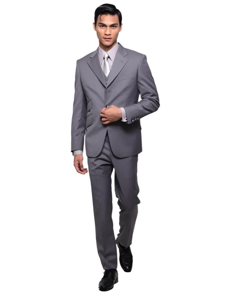 Classic Three-Piece Suit Jacket