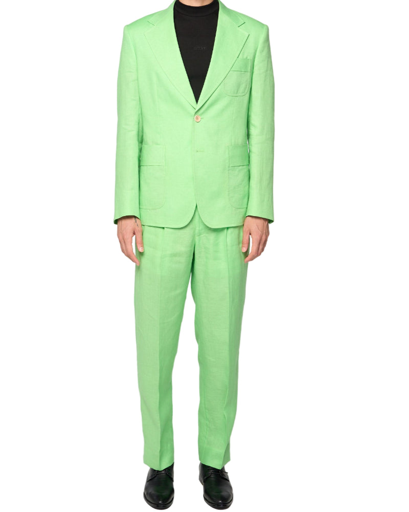 lime green dress suit The COLOR CUT Linen Pants – Figure Rachel Gilbert Francesca Dress Size:06 mmim25 making it perfect for