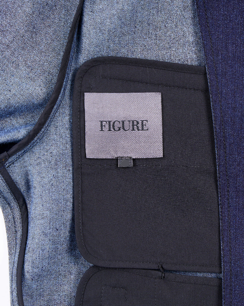 Dark Wash Denim Travel Jacket
